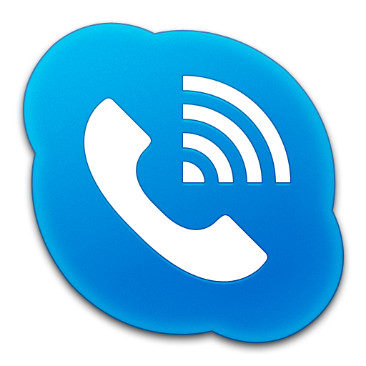 Skype Phone Alt Blue Icon 512x512 png
